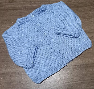 Casaquinho Bebê – Elegância Para Os Primeiros Momentos Azul