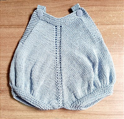 Body Jardineira Para Momentos Encantadores - Azul