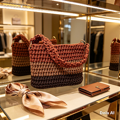 BOLSA DOURÉE - Bolsa de mão com argolas douradas