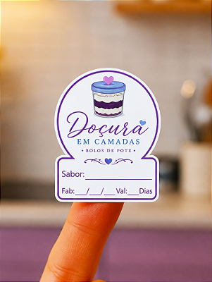 Adesivo Personalizado com Logo e Lacre (2 Tamanhos)