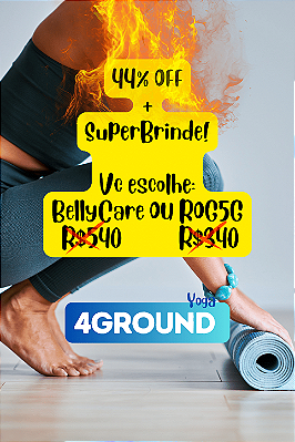 44% OFF + Carteira Rog5G! YOGA 4GROUND - Tapete YOGA de aterramento