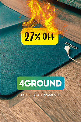 27%OFF + SUPER BRINDE! 4GROUND: Tapete de Aterramento