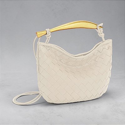 Bolsa Soberana Tiracolo Detalhe em Metal Orgânico