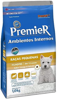 Ração Premier Ambientes Internos Filhote 1Kg