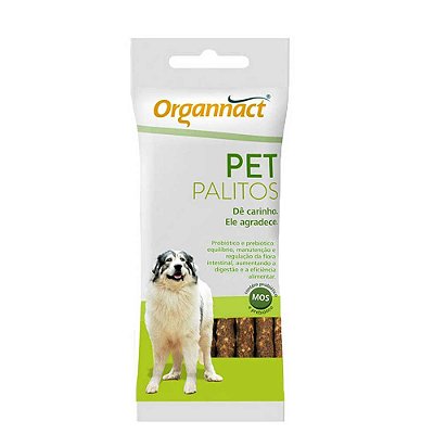 Pet Palitos 40g Organnact Suplemento Cães