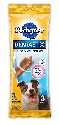 Petisco Pedigree Dentastix Cuidado Oral Para Cães Adultos Raças Médias