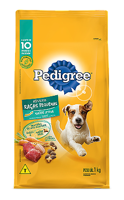 Ração Pedigree Adulto Raças Pequenas Dry 1Kg