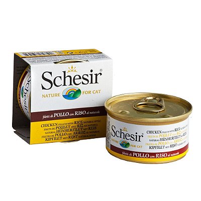 Schesir Cat Frango Com Arroz 85G