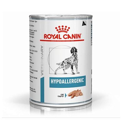 Ração Úmida Royal Canin Cães Hypoallergenic Wet- 0,4Kg