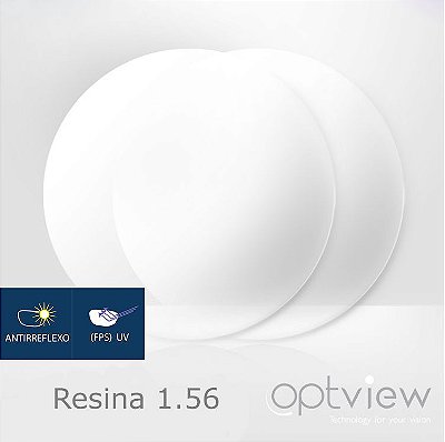 Lentes Optview - Resina Acrílica + Anti-reflexo