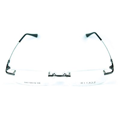 Armação para óculos de grau em metal Lensk 5507 Prata