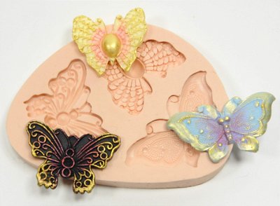275 - 3 borboletas bijoux