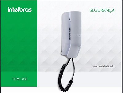 Telefone Interfone Intelbras Maxcon TDMI 300 Terminal Dedicado Para Apartamento tdmi300 Substitui Tdmi 200