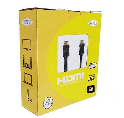 Cabo Hdmi 4K Versão 2.0 Ultra Hd 3D 19 Pinos Ethernet 20 Metros Alltech