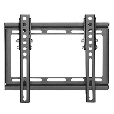 Suporte Tv Led Lcd Plasma Smart Fixo 23" A 42" Com Nivel Com Inclinação Cor Preto