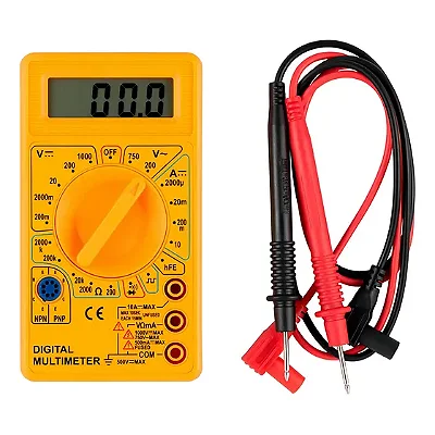Multimetro Digital Bom  6002 com bateria 9v