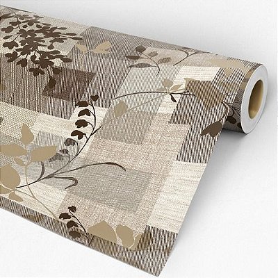 5 Metros - Adesivo De Parede Para Sala Ou Quarto - Floral Tecido