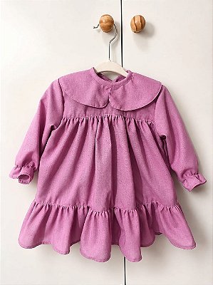Vestido Tulipa Manga Longa
