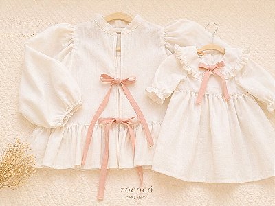 Conjunto Mãe e Filha – Laços de Amor - Camisa feminina