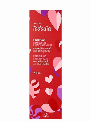 Body Splash Framboesa Pimenta Natura Todo Dia  200ml