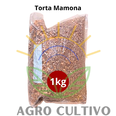 Torta de Mamona - 1kg - Adubo Orgânico para Plantas e Hortas
