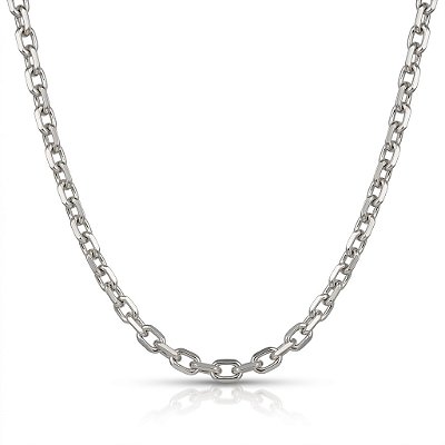Corrente Cartier Masculina em Prata 925 60cm