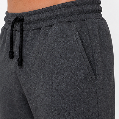 Calça Moletom Plus Felpada Casual Cordão Ajustável Vida Marinha