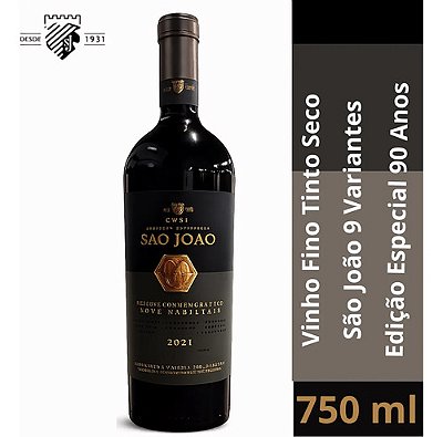 Vinho Castellamare Edição Especial 90 Anos Tinto Seco 750ml