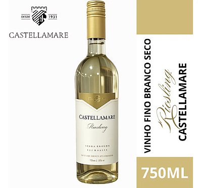 Vinho Fino Branco Seco Riesling 750ml Castellamare