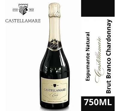Espumante Castellamare Brut Chardonnay 750ml Branco Seco