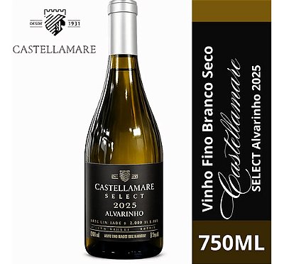 Vinho Castellamare Select 2025 Alvarinho Branco Seco 750ml