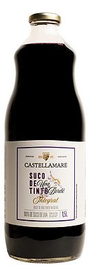 Suco De Uva Tinto Integral Bordô Castellamare 1,5l Natural