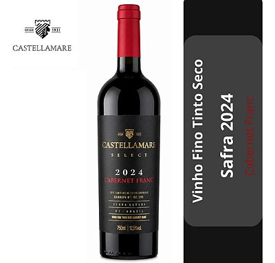 Vinho Castellamare Tinto Cabernet Franc 2024 Seco 750ml