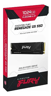SSD Kingston FURY Renegade 1TB NVMe M.2 PCIe 4.0-SFYRSK1000G