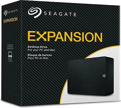 HD Externo Seagate Expansion Desktop 8TB USB 3.0 Preto-STKP8000400