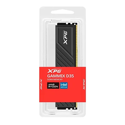 Memória RAM XPG GAMMIX D35 8GB DDR4 3200MHz CL16 Preta