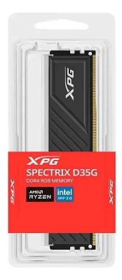 Memória RAM XPG SPECTRIX D35G RGB 32GB DDR4 3200MHz CL16 Preta