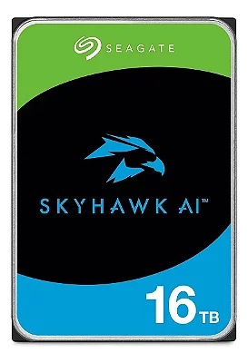 HD Interno Seagate SkyHawk AI 16TB Surveillance 3,5” SATA-ST16000VE004