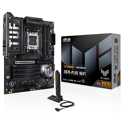 Placa Mãe ASUS TUF Gaming X870-Plus WiFi DDR5 AM5-TUF-GAMING-X870-PLUS-WIFI