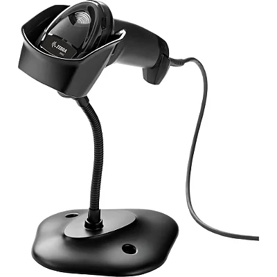Leitor de Código de Barras Zebra DS2208 1D/2D QR Code USB com Suporte