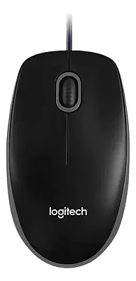 Mouse Logitech B100 910-001439 USB Óptico 1000 DPI Ambidestro
