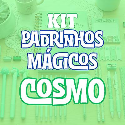 Kit Padrinhos Mágicos - Cosmo (verde)