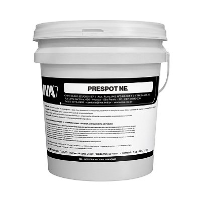 INA Prespot 5KG Pasta Detergente Neutro Removedor de Manchas Pré-lavagem