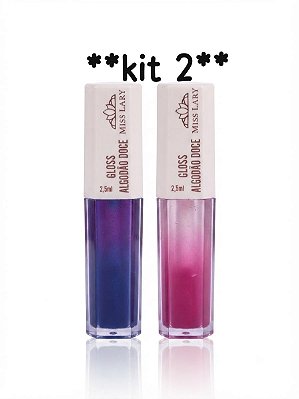 Kit 2 Gloss Algodão Doce - Miss Lary