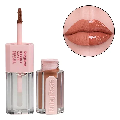 Batom Duo Matte - Double Layer - RUBY ROSE DL60