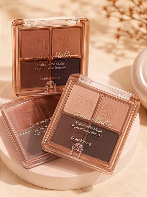 Paleta de Sombras Matte