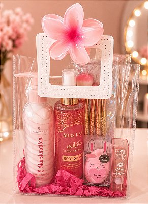 Kit Sacolinha Autocuidade Rosa
