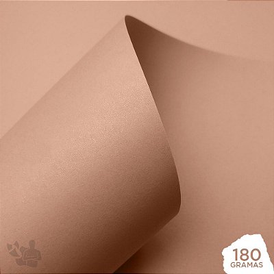 Papel Perolizado - Nude - 180g - A4 - 210x297mm