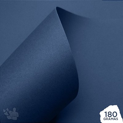 Papel Color Pop - Mimo - Azul Marinho - 180g - 30,5x30,5cm