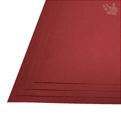 Papel Color Plus - Pequim - Vermelho Escuro - 180g - A4 - 210x297mm